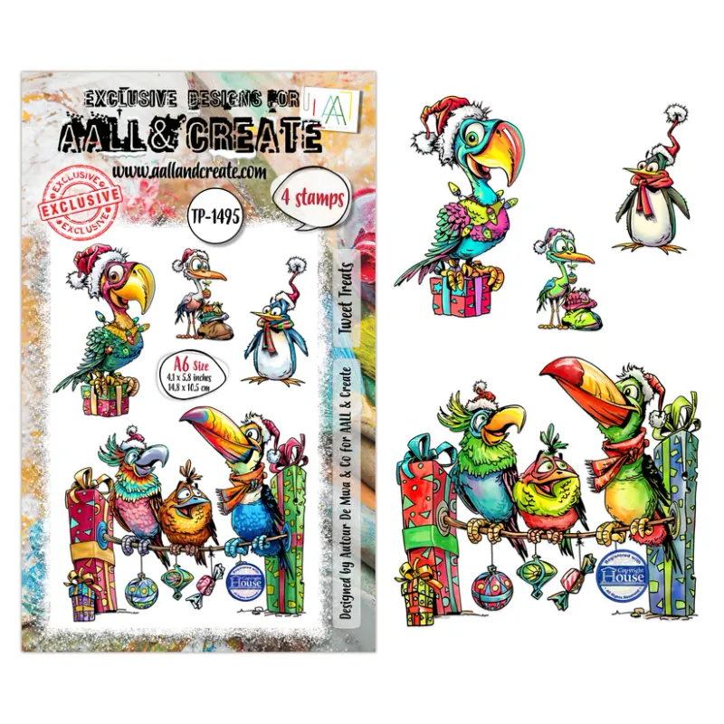 AALL & Create A6 Clear Stamp Set – Tweet Treats – TP-1495