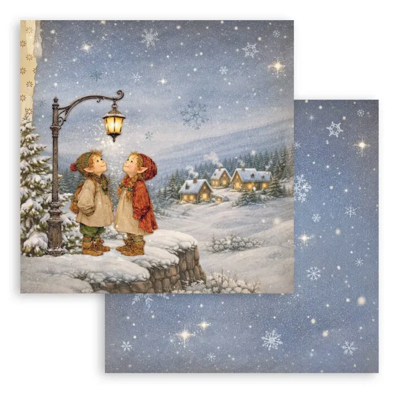Stamperia Silent Night Paper Pad 12 × 12