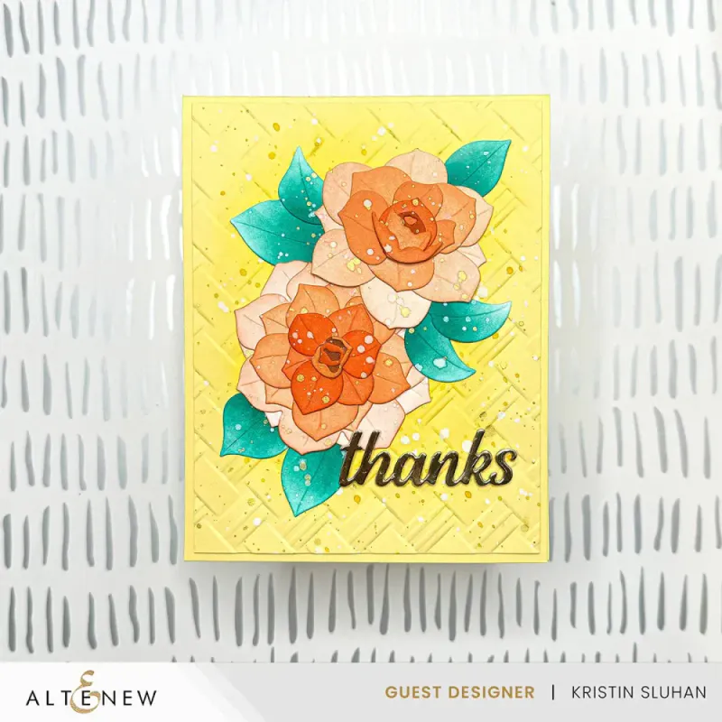 Altenew – Natural Wicker Pattern 3D Embossing Folder 6