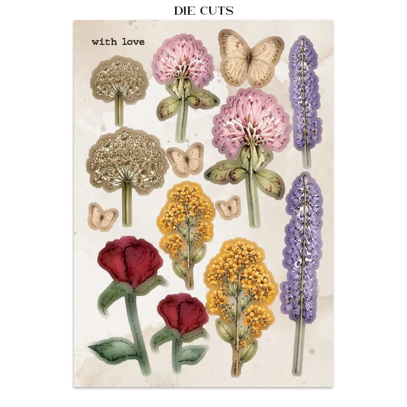 Stamperia Flowers and Poems Junk Journal A5 – Focus Points
