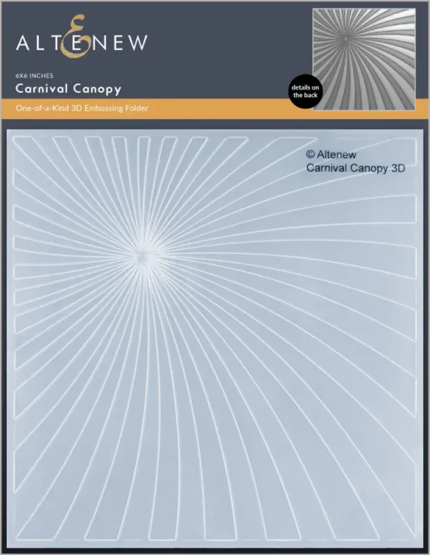 Altenew – Carnival Canopy 3D Embossing Folder 6
