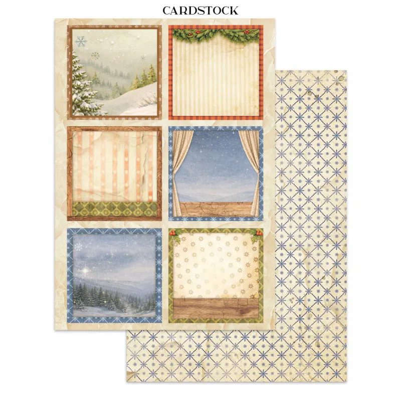 Stamperia – Silent Night Junk Journal – Stickers, Backgrounds & Cut Outs