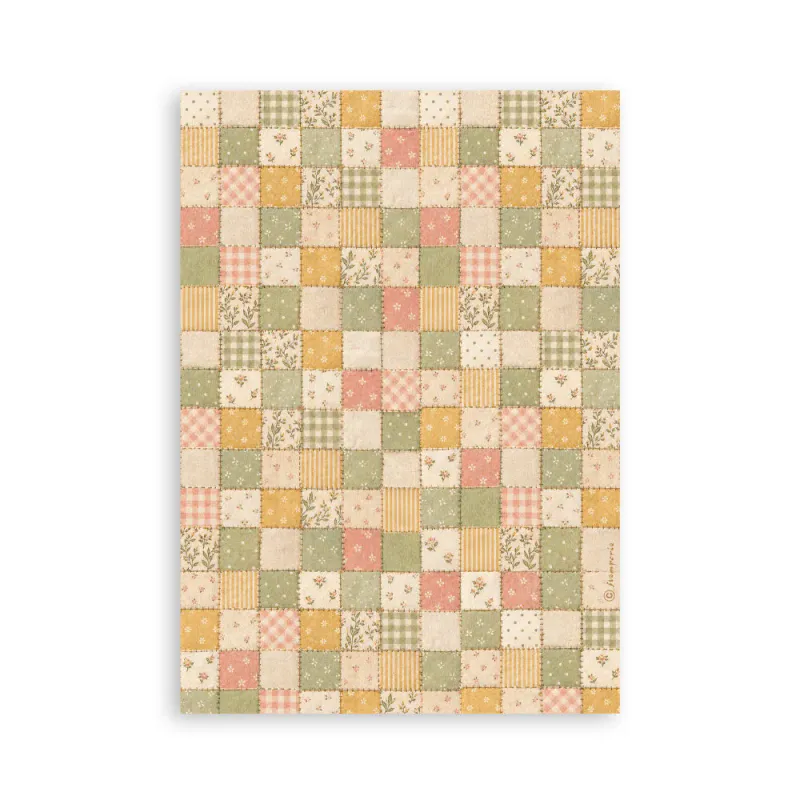 Stamperia – Cozy Family Washi Pad A5 – 8 ark