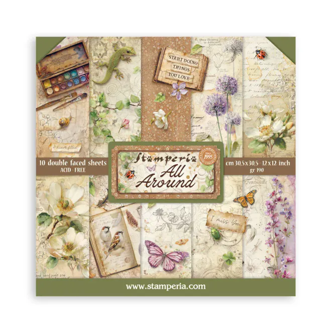 Hovedbilde Stamperia All Around 12x12 Inch Paper Pack