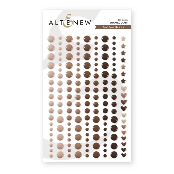 Hovedbilde Embellishments – Coffee Break Enamel Dots