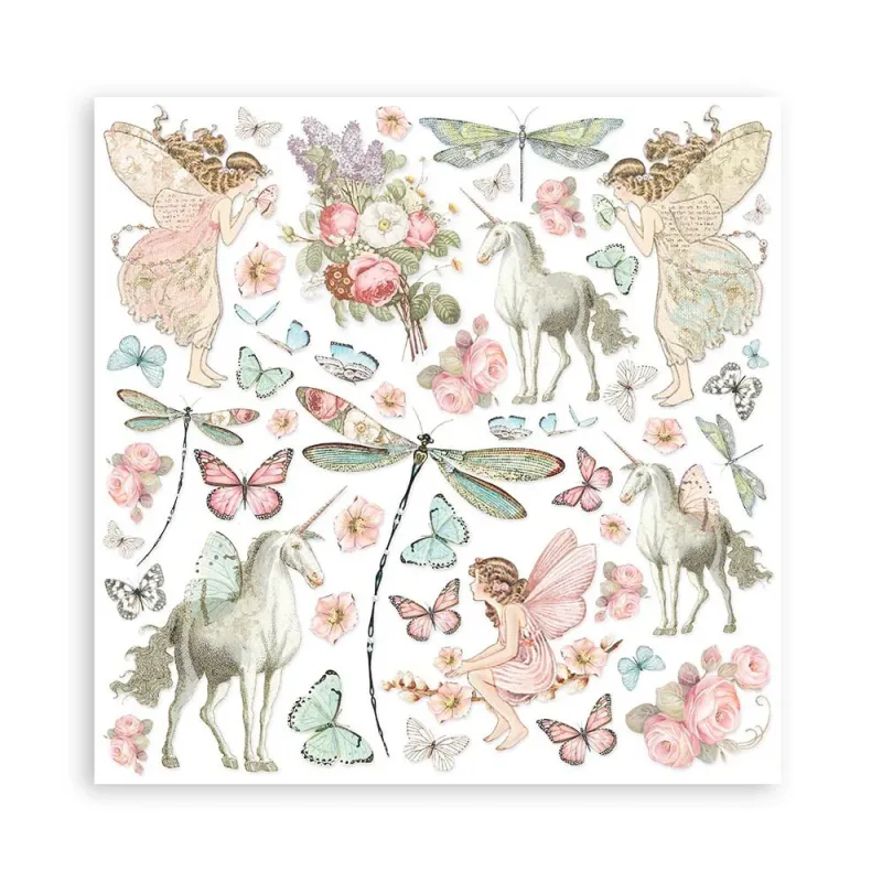 Stamperia Wonderland 12x12 Inch Paper Pack