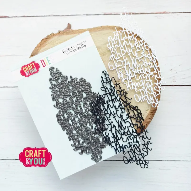 Craft & You Design – Letters Background Dies