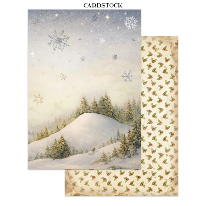 Stamperia – Silent Night Junk Journal – Stickers, Backgrounds & Cut Outs