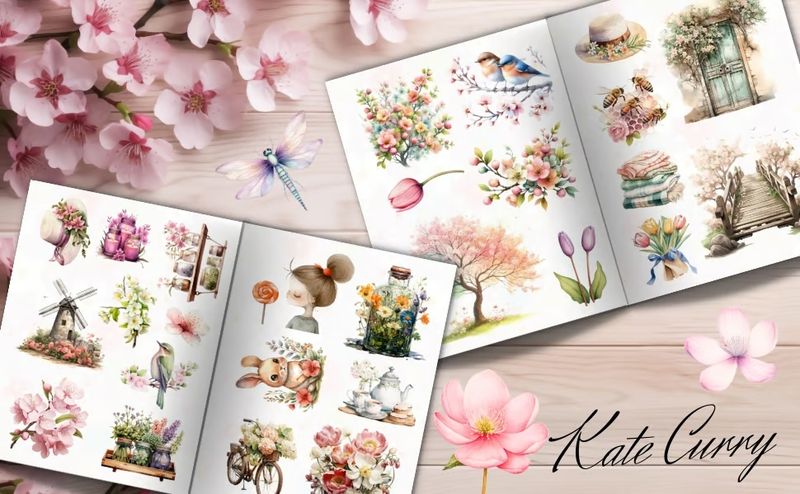 Spring Ephemera Book – Kate Curry / Poortoast