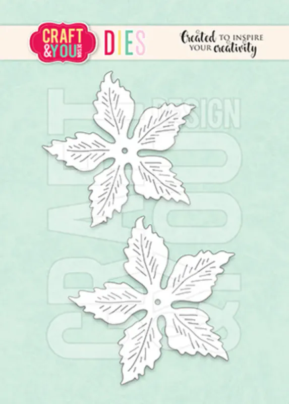 Craft & You Design – Magda's Poinsettia Large Flower Dies (CW308)
