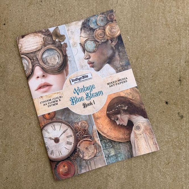 Hovedbilde IndigoBlu Vintage Blue Steam A4 Paper Book ...