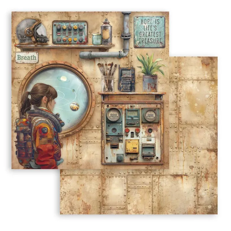 Stamperia A New Beginning Double Face 8x8