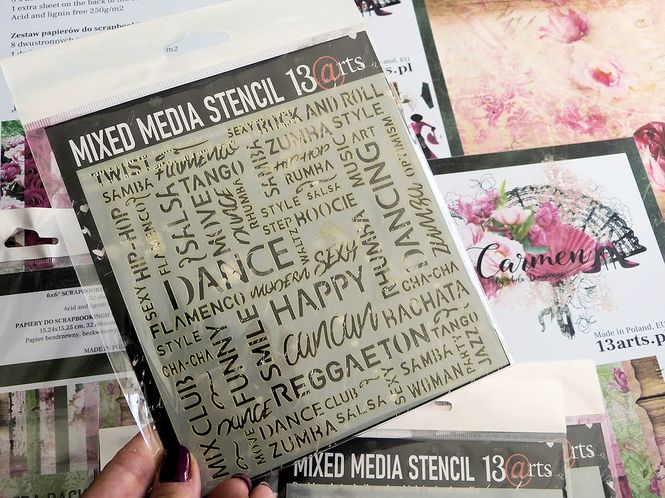 Hovedbilde 13@rt Just Dance Stencil – Carmen ...