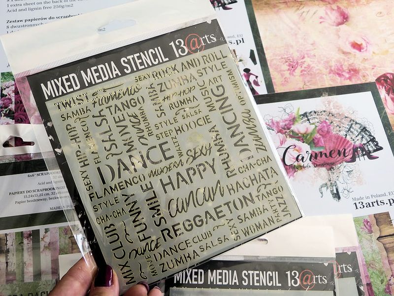 13@rt Just Dance Stencil – Carmen Collection