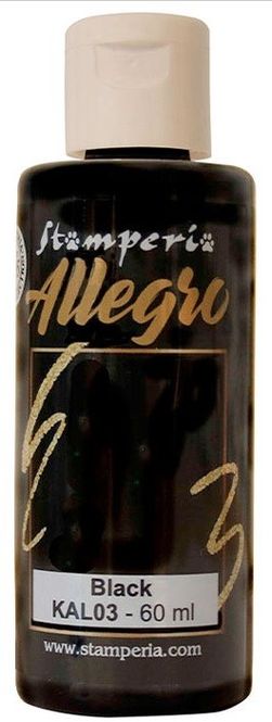 Hovedbilde Stamperia – Allegro Black 60 ml