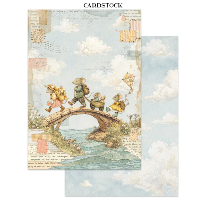 Stamperia – Cozy Family Junk Journal – Stickers, Backgrounds & Cut Outs