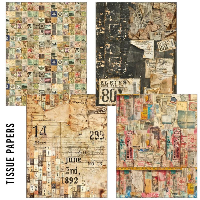 CB Ciao Bella Journey Ahead Craftmix Mixed A5 Paper Pack (8 pcs)