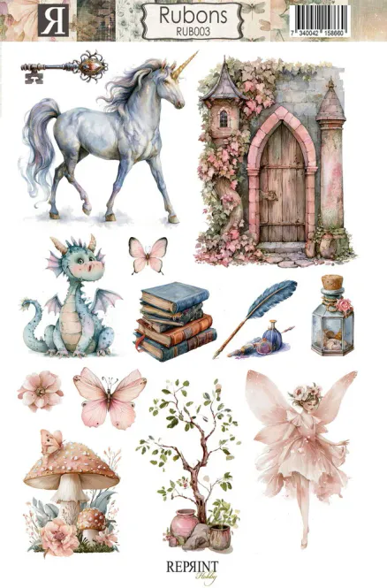 Hovedbilde Reprint – Hidden Magic Rub-ons 11x16 cm